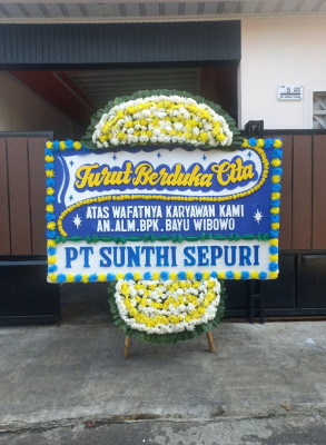 Papan Bunga Duka di Kapetakan